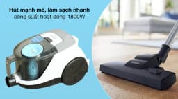 Máy hút bụi dạng hộp Midea MC18CAPBU - Giá rẻ nhất hôm nay - Ảnh 2