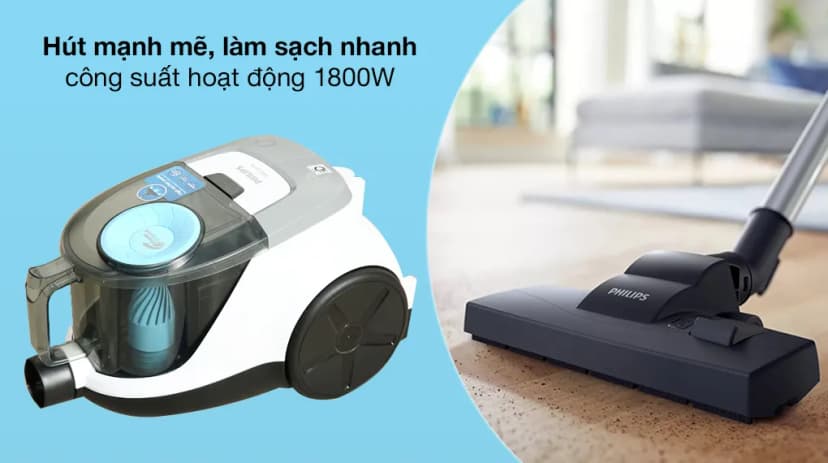 Máy hút bụi dạng hộp Midea MC18CAPBU - Giá rẻ nhất hôm nay - Ảnh 2