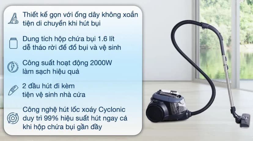 Máy hút bụi dạng hộp Midea MC18CAPBU - Giá rẻ nhất hôm nay - Ảnh 33