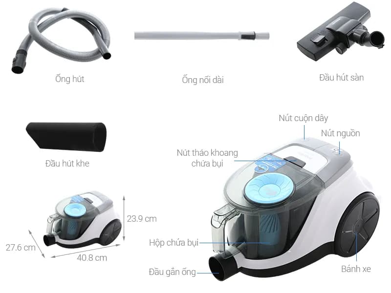 Máy hút bụi dạng hộp Midea MC18CAPBU - Giá rẻ nhất hôm nay - Ảnh 44