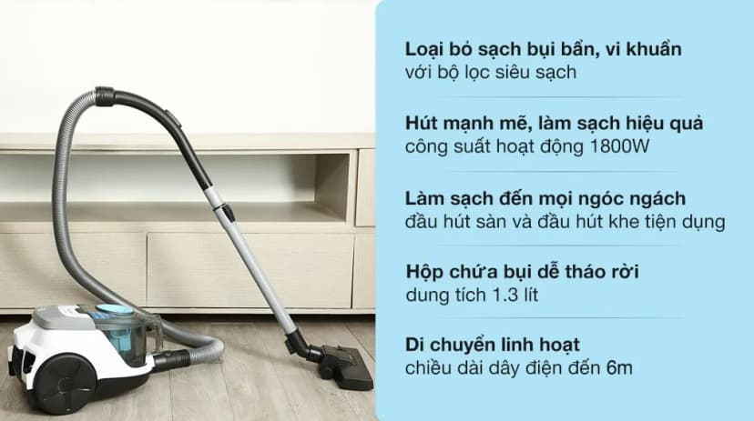 Máy hút bụi dạng hộp Midea MC18CAPBU - Giá rẻ nhất hôm nay - Ảnh 59