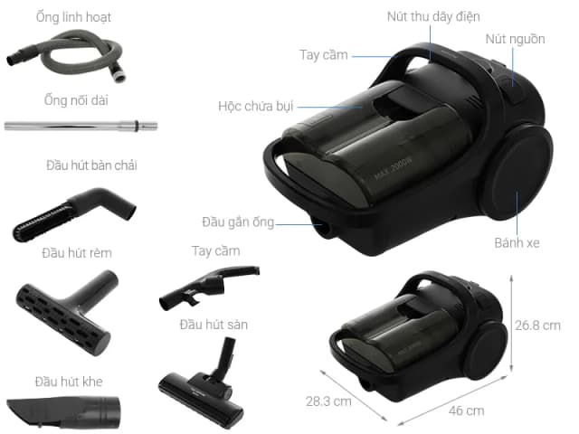 Top 1 so sánh giá Máy hút bụi dạng hộp Midea MC18CAPBU - Tìm sản phẩm giá rẻ nhất - Ảnh 62