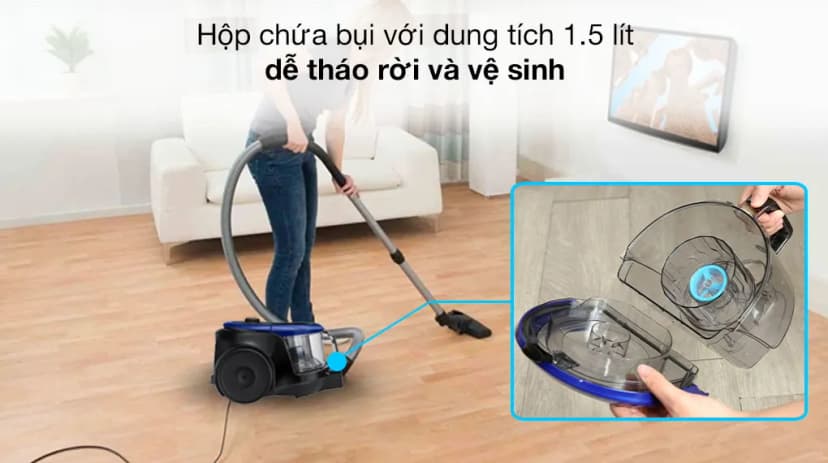 Máy hút bụi dạng hộp Midea MC18CAPBU - Giá rẻ nhất hôm nay - Ảnh 9