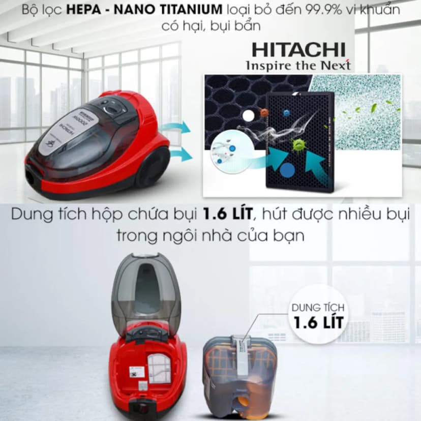 Máy hút bụi dạng hộp Midea MC18CAPBU - Giá rẻ nhất hôm nay - Ảnh 86