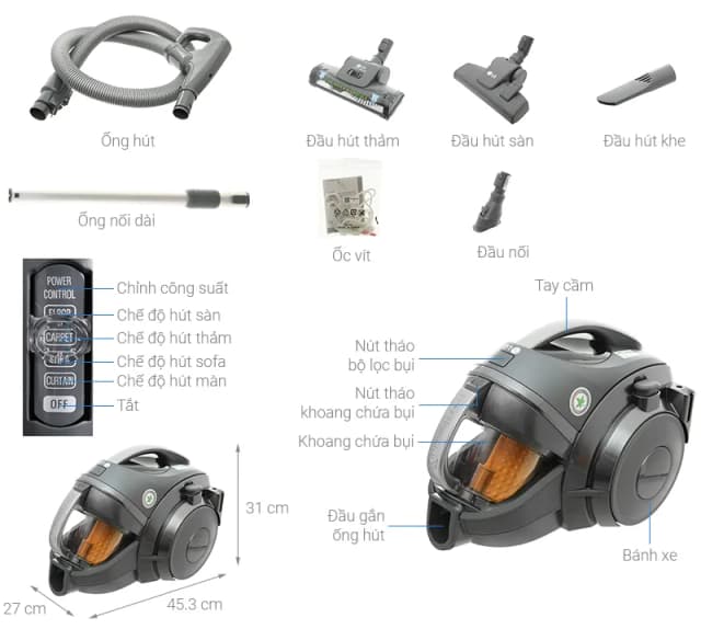 Top 1 so sánh giá Máy hút bụi dạng hộp Midea MC18CAPBU - Tìm sản phẩm giá rẻ nhất - Ảnh 91