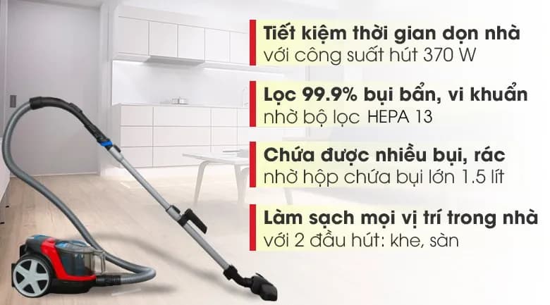 Máy hút bụi dạng hộp Midea MC18CAPBU - Giá rẻ nhất hôm nay - Ảnh 95
