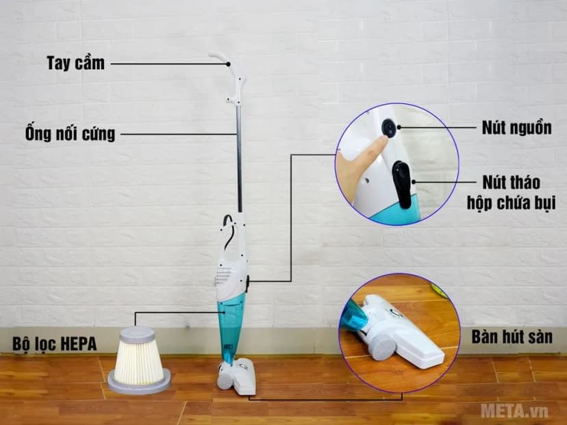 Máy hút bụi dạng hộp Midea MC18CAPBU - Giá rẻ nhất hôm nay - Ảnh 99