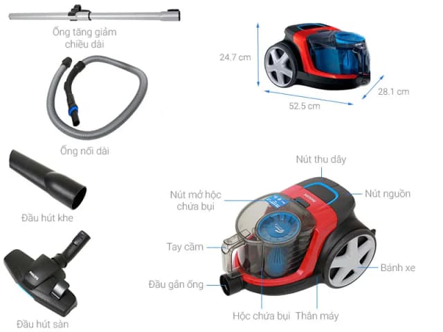 Top 1 so sánh giá Máy hút bụi dạng hộp Midea MC18CAPBU - Tìm sản phẩm giá rẻ nhất - Ảnh 100