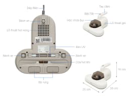So sánh giá Máy hút bụi đệm giường Bear VC-4H04A - Tìm sản phẩm giá rẻ nhất - Ảnh 5