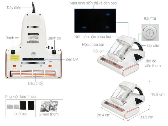 Top 1 so sánh giá Máy hút bụi đệm giường Magic A-079 - Tìm sản phẩm giá rẻ nhất - Ảnh 46