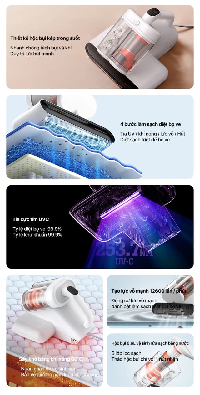 Top 1 so sánh giá Máy hút bụi đệm giường Magic A-079 - Tìm sản phẩm giá rẻ nhất - Ảnh 70