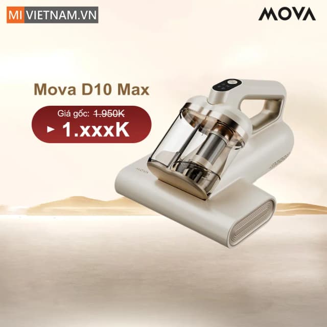 So sánh giá Máy hút bụi đệm giường Mova D10 Max rẻ nhất? - Ảnh 3