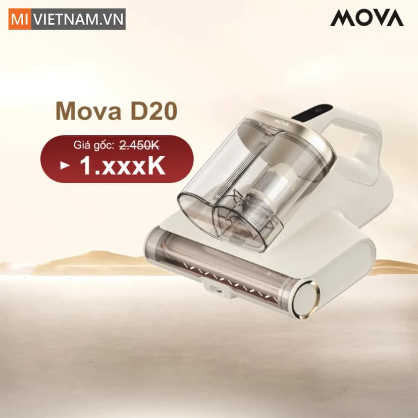 So sánh giá Máy hút bụi đệm giường Mova D20 - Tìm sản phẩm giá rẻ nhất - Ảnh 2