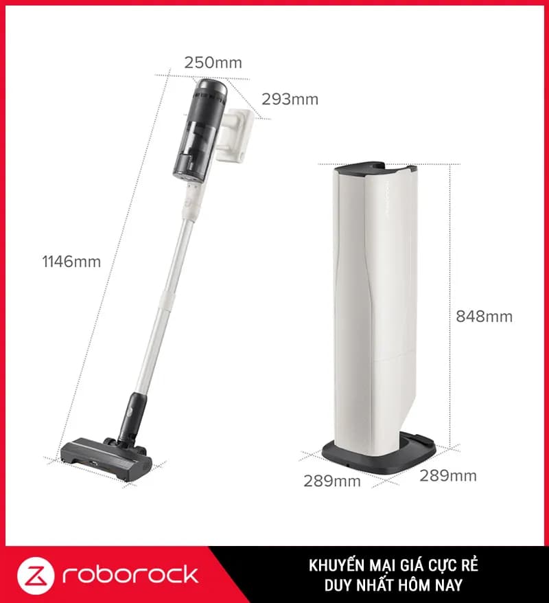 So sánh giá Máy hút bụi cầm tay Roborock H60 Hub Pro - Tìm sản phẩm giá rẻ nhất - Ảnh 6