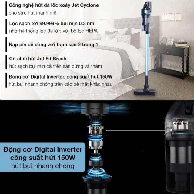 Top 1 so sánh giá Máy hút bụi không dây Samsung VS70H18GZG/SV - Tìm sản phẩm giá rẻ nhất - Ảnh 49