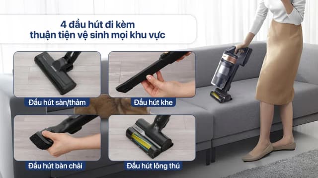 Top 1 so sánh giá Máy hút bụi không dây Samsung VS70H18GZG/SV - Tìm sản phẩm giá rẻ nhất - Ảnh 9