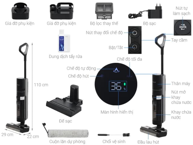 So sánh giá Máy hút bụi lau nhà Dreame H12S AE rẻ nhất? - Ảnh 12