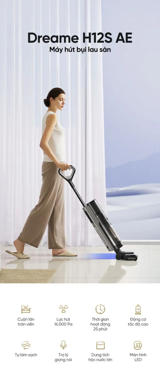 So sánh giá Máy hút bụi lau nhà Dreame H12S AE rẻ nhất? - Ảnh 8