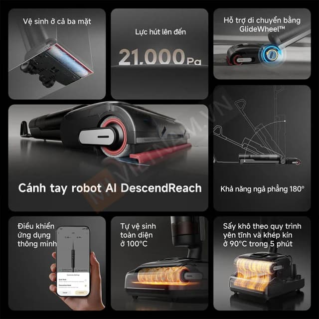 Top 1 so sánh giá Máy hút bụi lau nhà Dreame H15 Pro - Tìm sản phẩm giá rẻ nhất - Ảnh 12