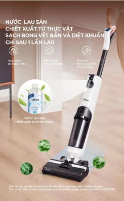 So sánh giá Máy hút bụi lau nhà Midea MAT02APWH - Tìm sản phẩm giá rẻ nhất - Ảnh 4