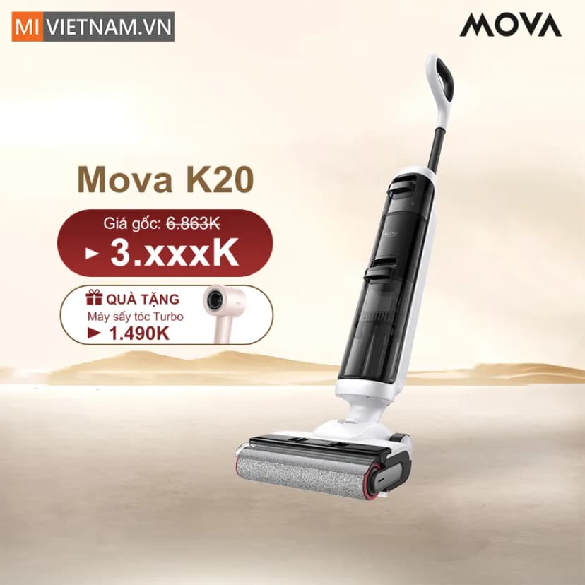 So sánh giá Máy hút bụi lau nhà Mova K20 - Tìm sản phẩm giá rẻ nhất - Ảnh 5