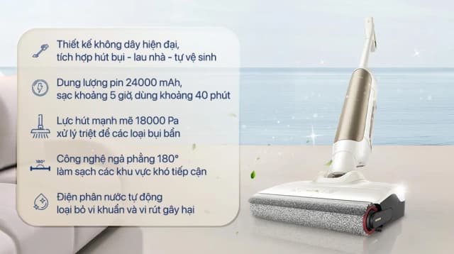 So sánh giá Máy hút bụi lau nhà Mova M10 rẻ nhất? - Ảnh 20
