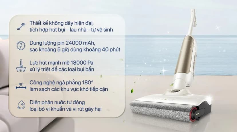 So sánh giá Máy hút bụi lau nhà Mova M10 - Tìm sản phẩm giá rẻ nhất - Ảnh 20
