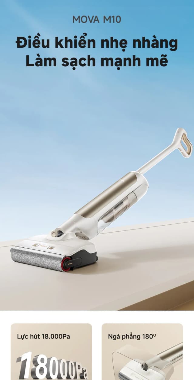 So sánh giá Máy hút bụi lau nhà Mova M10 rẻ nhất? - Ảnh 10