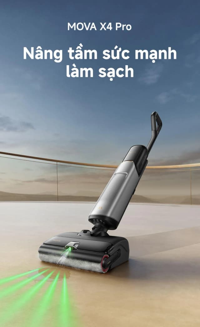 So sánh giá Máy hút bụi lau nhà Mova X4 Pro rẻ nhất? - Ảnh 7