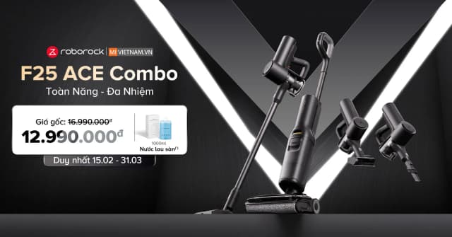 Top 1 so sánh giá Máy hút bụi lau nhà Roborock F25 ACE Combo - Tìm sản phẩm giá rẻ nhất - Ảnh 13