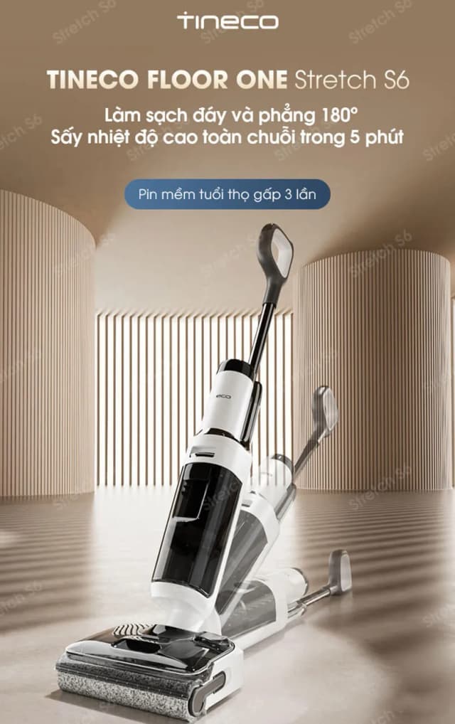 Top 1 so sánh giá Máy hút bụi lau nhà Tineco Floor One S6 Stretch Max - Tìm sản phẩm giá rẻ nhất - Ảnh 2