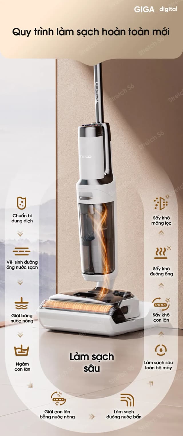 Top 1 so sánh giá Máy hút bụi lau nhà Tineco Floor One S6 Stretch Max - Tìm sản phẩm giá rẻ nhất - Ảnh 12