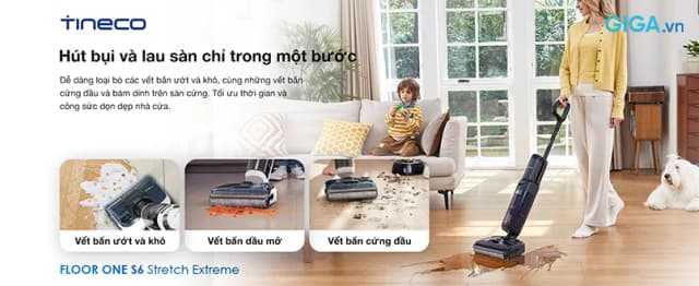 Top 1 so sánh giá Máy hút bụi lau nhà Tineco Floor One S6 Stretch Max - Tìm sản phẩm giá rẻ nhất - Ảnh 23