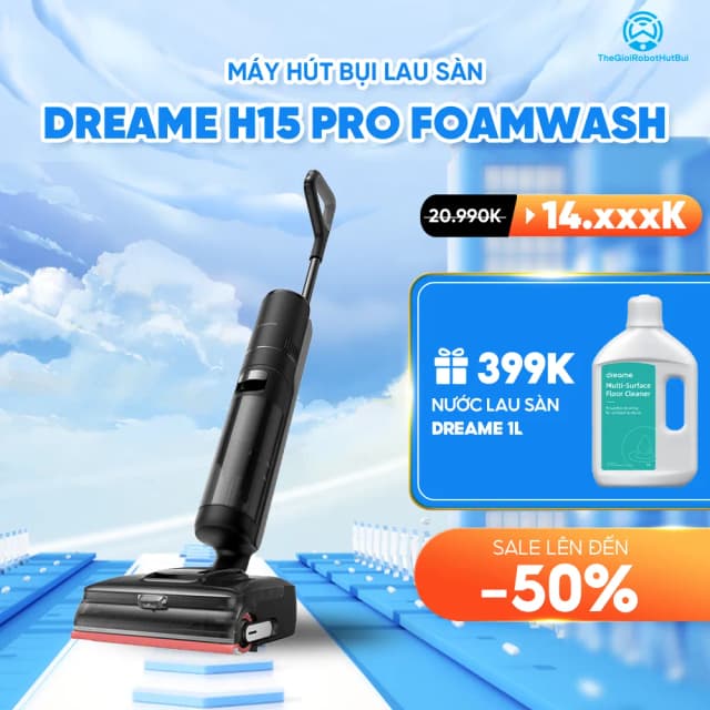 So sánh giá Máy hút bụi lau sàn Dreame H15 Pro Foamwash rẻ nhất? - Ảnh 8