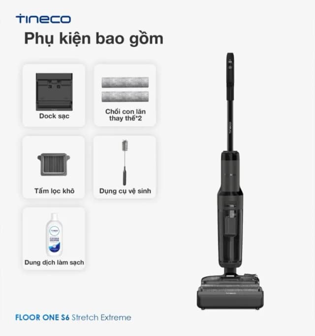 Top 1 so sánh giá Máy hút bụi lau sàn Tineco Floor One i6 Stretch Plus II - Tìm sản phẩm giá rẻ nhất - Ảnh 18