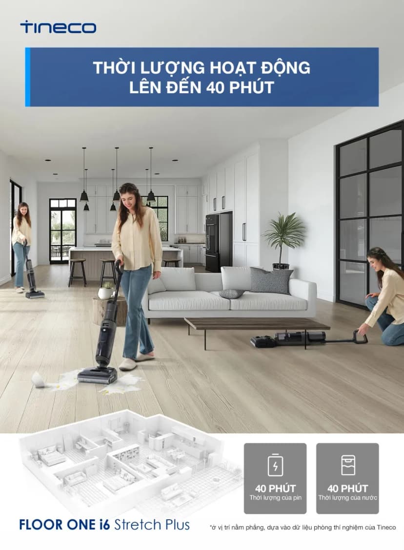So sánh giá Máy hút bụi lau sàn Tineco Floor One i6 Stretch Plus II - Tìm sản phẩm giá rẻ nhất - Ảnh 4