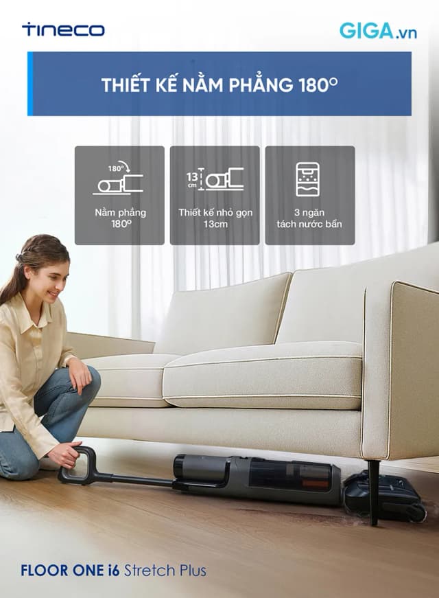 Top 1 so sánh giá Máy hút bụi lau sàn Tineco Floor One i6 Stretch Plus II - Tìm sản phẩm giá rẻ nhất - Ảnh 7