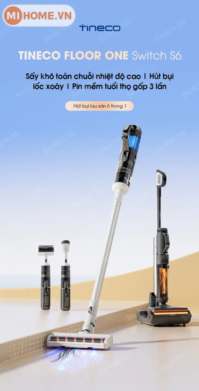 So sánh giá Máy hút bụi lau nhà Tineco Floor One S6 Stretch Extreme rẻ nhất? - Ảnh 8