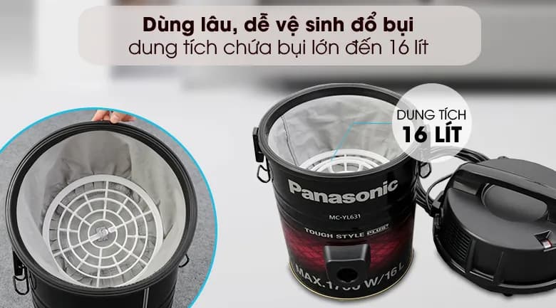 So sánh giá Máy hút bụi công nghiệp Panasonic MC-YL631RN46 - Tìm sản phẩm giá rẻ nhất - Ảnh 17