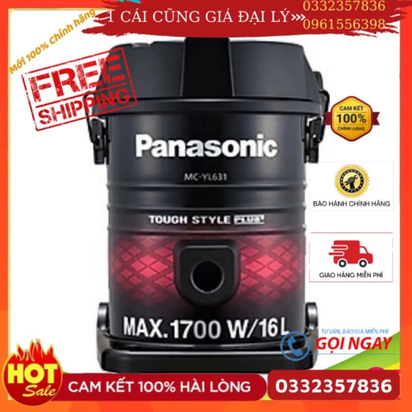 So sánh giá Máy hút bụi công nghiệp Panasonic MC-YL631RN46 - Tìm sản phẩm giá rẻ nhất - Ảnh 4