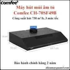 So sánh giá Máy hút mùi âm tủ Comfee CH-70SF49B rẻ nhất? - Ảnh 5