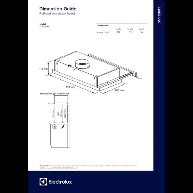 So sánh giá Máy hút mùi âm tủ Electrolux ECP7311GB rẻ nhất? - Ảnh 9