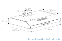 So sánh giá Máy hút mùi âm tủ Hafele HC-B705B (533.87.797) - Tìm sản phẩm giá rẻ nhất - Ảnh 11