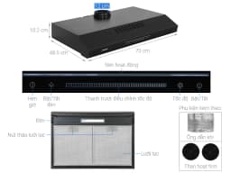 So sánh giá Máy hút mùi âm tủ Hafele HC-B705B (533.87.797) - Tìm sản phẩm giá rẻ nhất - Ảnh 6