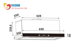 So sánh giá Máy hút mùi âm tủ KAFF KF-TH1700B - Tìm sản phẩm giá rẻ nhất - Ảnh 9