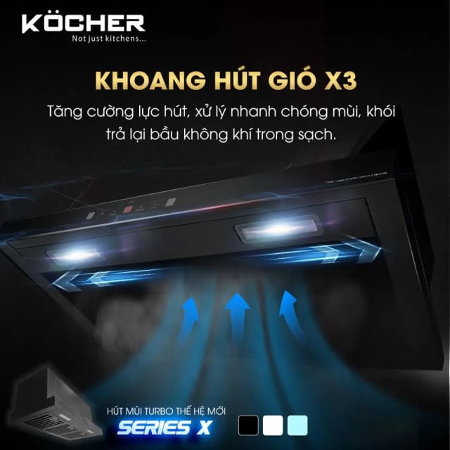 Top 1 so sánh giá Máy hút mùi âm tủ Kocher TURBO X-350D - Tìm sản phẩm giá rẻ nhất - Ảnh 17