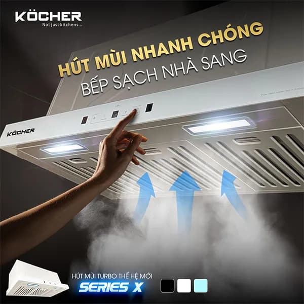 Top 1 so sánh giá Máy hút mùi âm tủ Kocher TURBO X-350N - Tìm sản phẩm giá rẻ nhất - Ảnh 12