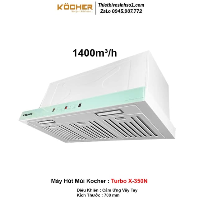 Top 1 so sánh giá Máy hút mùi âm tủ Kocher TURBO X-350N - Tìm sản phẩm giá rẻ nhất - Ảnh 4