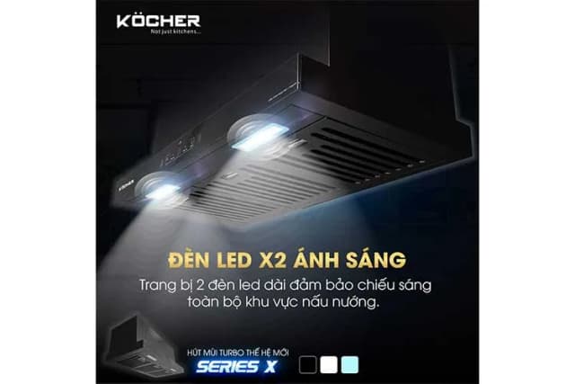 Top 1 so sánh giá Máy hút mùi âm tủ Kocher TURBO X-350N - Tìm sản phẩm giá rẻ nhất - Ảnh 10