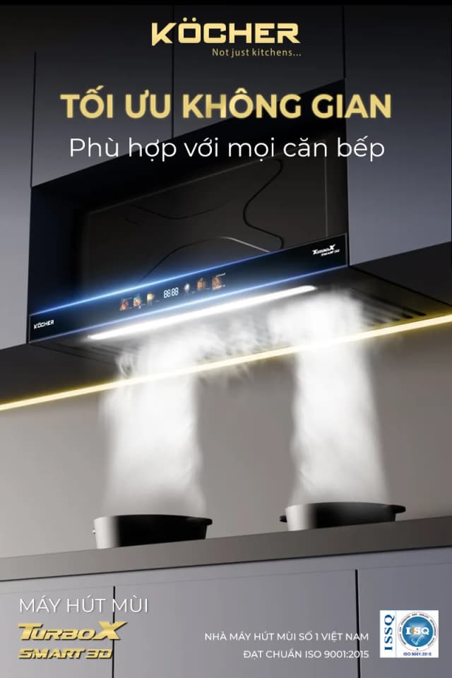 Top 1 so sánh giá Máy hút mùi âm tủ Kocher TURBO X-350T - Tìm sản phẩm giá rẻ nhất - Ảnh 19